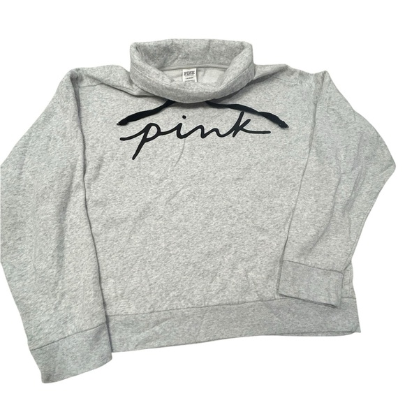 PINK Victoria's Secret Sweaters - Victoria's Secret PINK Everyday Lounge‎ Cowl Neck Pullover Women’s Large